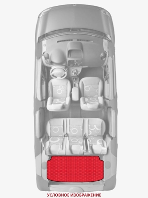 ЭВА коврики «Queen Lux» багажник для Lexus IS Convertible